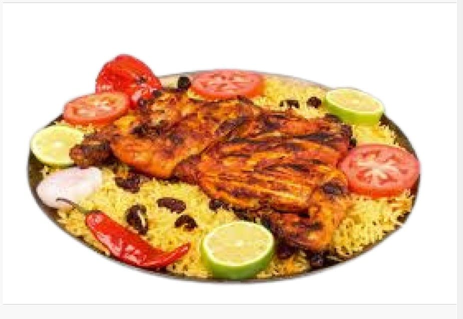 دجاج عالفحم مع الأرز